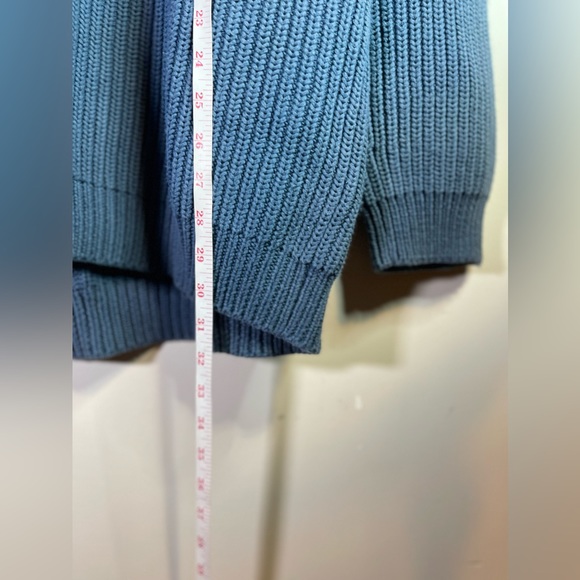 Women’s Blue Ralph Lauren Polo 1/4 Zip Pullover Sweater 100% Cotton Size Xl - Picture 6 of 7